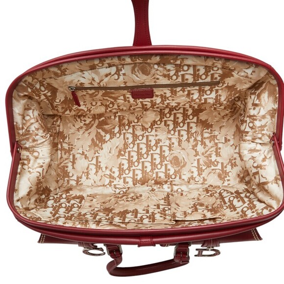 Dior doctors bag red leather - Picture 5 of 7